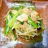 豚バラ肉の脂を使ってソティ